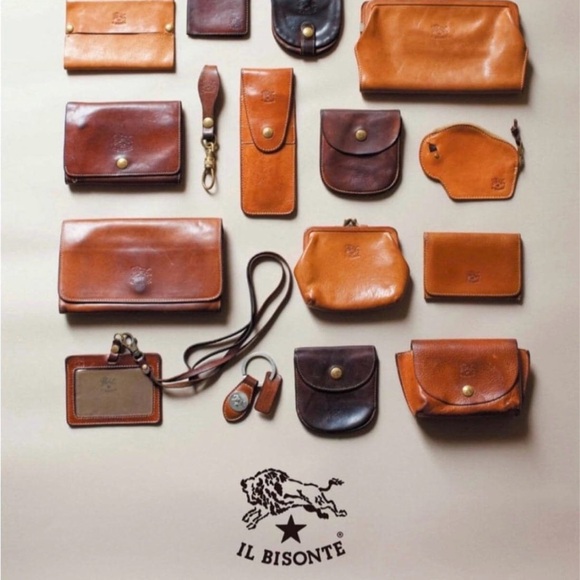 New Vintage IL Bisonte Passport Holder Notebook Cover Vegetable tanned Leather - Picture 2 of 6